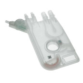 Distributor with flow meter