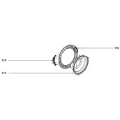 Interior frame (reference 110)