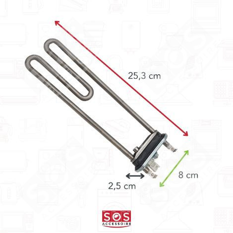 HEATING ELEMENT 1,950W WASHING MACHINES - 2863701700, 1321020115