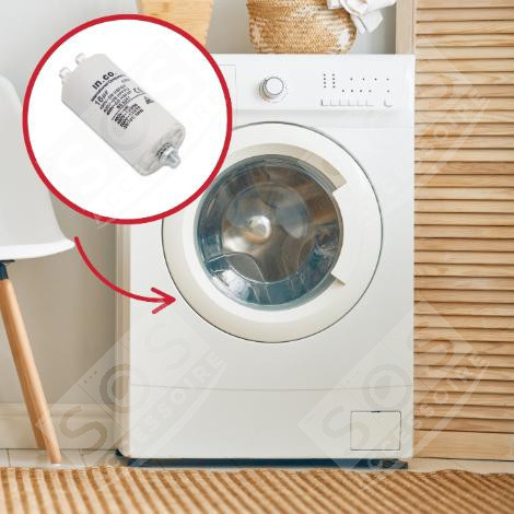 CONDENSER 16MF 450V WASHING MACHINES - 481281728957, C00074643