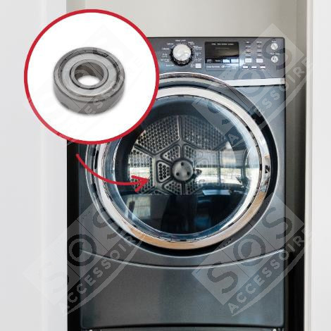 DRUM BEARING 6000 ZZ TUMBLE DRYER - 57X0611, C00493644