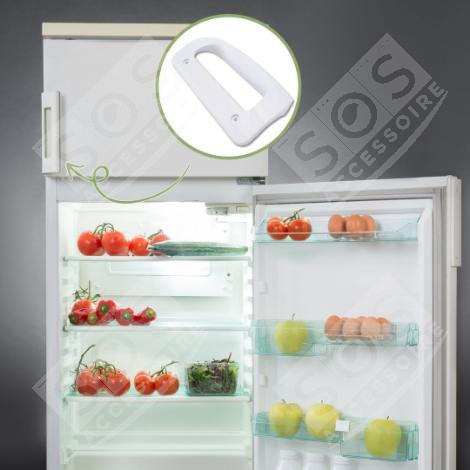 FRIDGE OR FREEZER DOOR HANDLE (X1) REFRIGERATOR, FREEZER - 2425193196, 2636004059