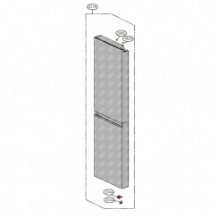 Door (refrigerator part reference 231A)