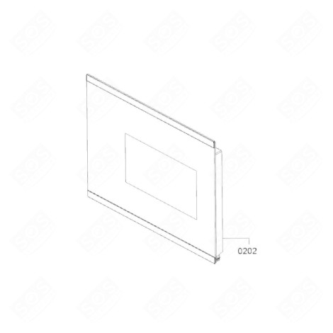 FRONT GLASS MICROWAVE OVENS - 11058776