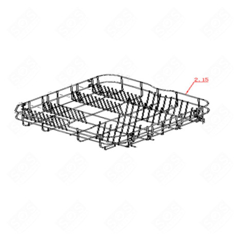 LOWER BASKET (REFERENCE 2.15) WASHING MACHINES - 49059270