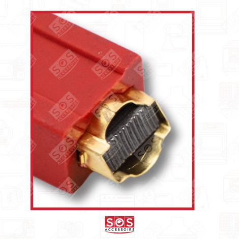 SET OF 2 MOTOR CARBON BRUSHES COMPATIBLE WASHING MACHINES - 4297410, 4297414