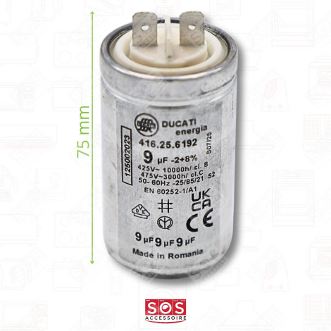 CONDENSER 9MF TUMBLE DRYER - 1250020227