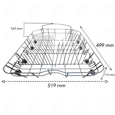 BOTTOM RACK DISHWASHER - 34420080, AS6011263