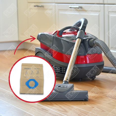 BOX OF 5X GS/GM80 PAPER BAGS VACUUM CLEANER  - 82095000