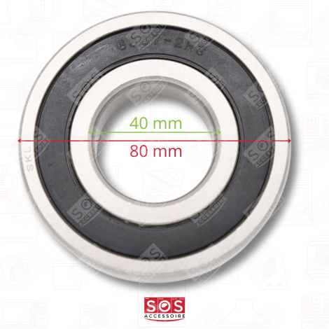 BEARING 6307 2 RS WASHING MACHINES - 0020600219, 49046340