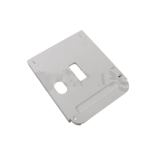 White interior front panel