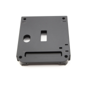 Front black internal facade