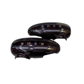 Right and left black lids