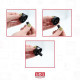 BLACK UNIVERSAL CONTROL KNOBS GAS / ELECTRIC OVENS - 21815