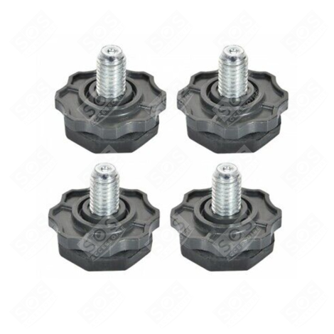 SET OF 4 FEET WASHING MACHINES - 2912700500, 2912701200