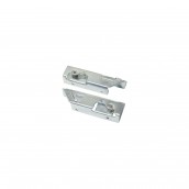 Right and left hinge bracket set