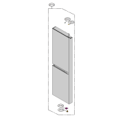 Door (Refrigerator part) reference 231A