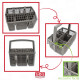 CUTLERY BASKET 23*15*12/21CM DISHWASHER - 11018806, 11057829