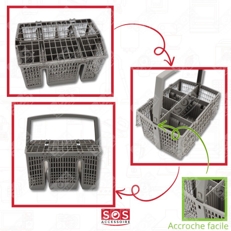 CUTLERY BASKET 23*15*12/21CM DISHWASHER - 11018806, 11057829