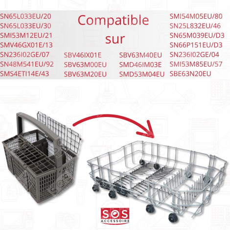 CUTLERY BASKET 23*15*12/21CM DISHWASHER - 11018806, 11057829