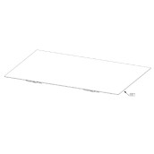 Ceramic glass top 910 x 410 mm