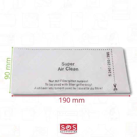 COMPATIBLE GN DUST BAG VACUUM CLEANER  - 12281680