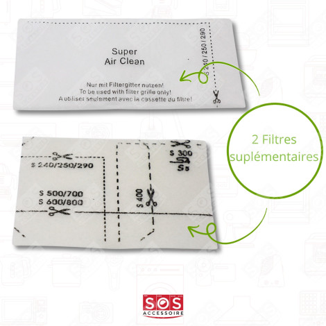 COMPATIBLE GN DUST BAG VACUUM CLEANER  - 12281680