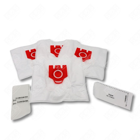 BOX OF 4 COMPATIBLE FJM SYNTHETIC DUST BAGS VACUUM CLEANER  - 9917710