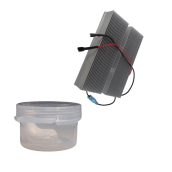 Set of thermo-electric module with original thermal conductive paste