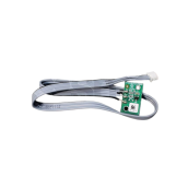 Electronic card with sensor