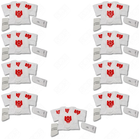 LOT DE 9 BOÎTES DE 4 SACS À POUSSIÈRE SYNTHÉTIQUES FJM COMPATIBLES VACUUM CLEANER  - 9917710