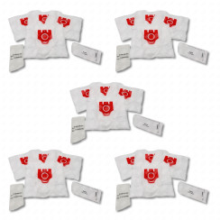 Set of 5 boxes of 4 compatible synthetic FJM dust bags