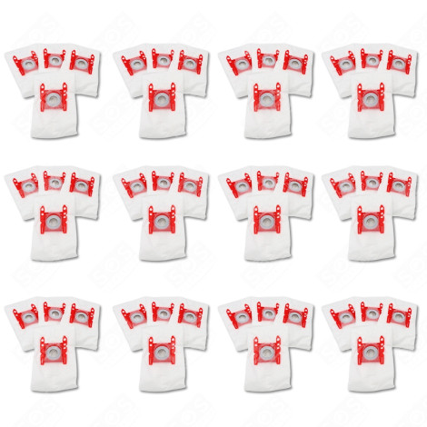 SET OF 12 BOXES OF 4 BAGS TYPE G 270 X 60 MM VACUUM CLEANER  - 00576334,17000940
