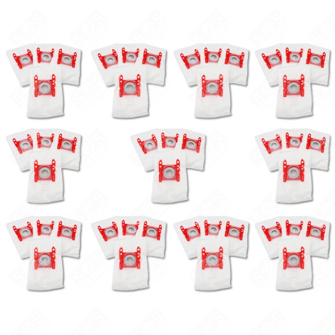 SET OF 11 BOXES OF 4 TYPE G BAGS 270 X 60 MM VACUUM CLEANER  - 00576334,17000940