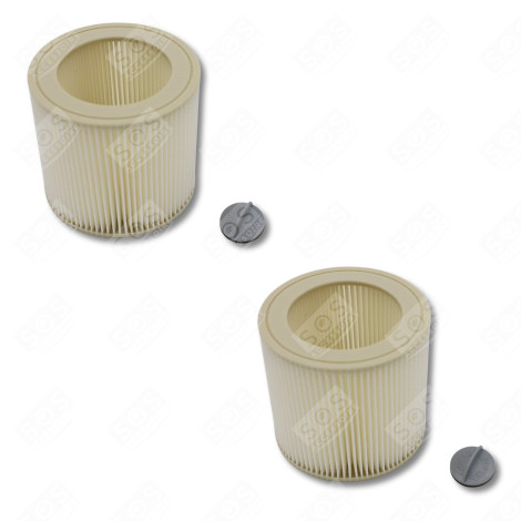 SET OF 2 CYLINDRICAL FILTERS VACUUM CLEANER  - 6.414-552.0, 64145520