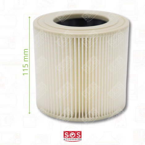 SET OF 2 CYLINDRICAL FILTERS VACUUM CLEANER  - 6.414-552.0, 64145520