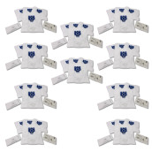 Set of 10 compatible GN dust bags x4 and 2 filters