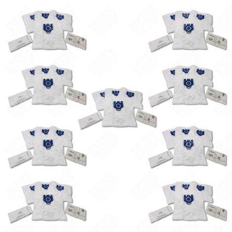 SET OF 9 COMPATIBLE GN DUST BAGS X4 AND 2 FILTERS VACUUM CLEANER  - 12281680