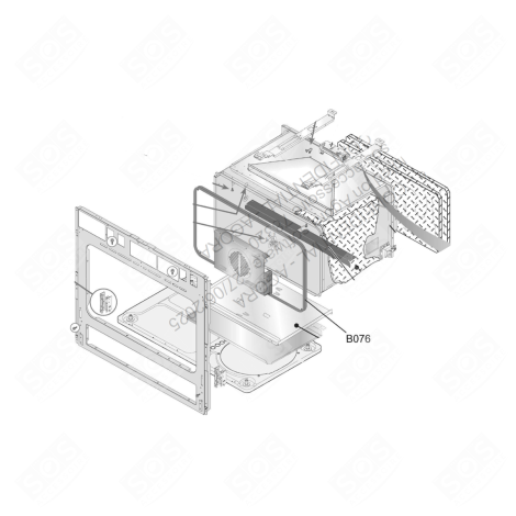 DOOR SEAL GAS / ELECTRIC OVENS - 482000017216