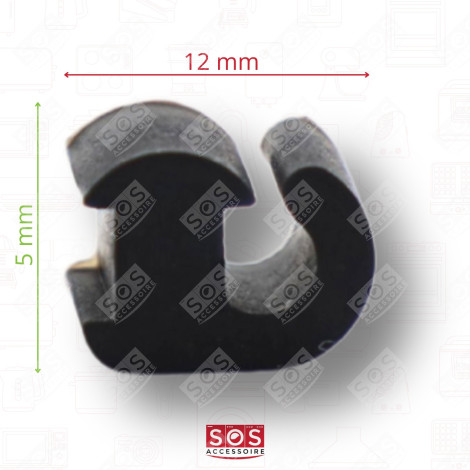 RUBBER RACK END CAP GAS / ELECTRIC OVENS - C00039148