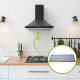 METAL ANTI-FAT FILTER (SOLD INDIVIDUALLY) 458X177MM EXTRACTOR HOOD - 481248058314, GF03FC