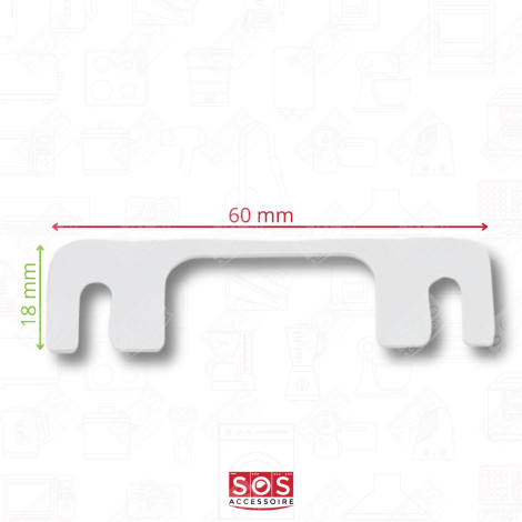 SET OF 2 HINGES REFRIGERATOR, FREEZER - 93X1336, 00268698