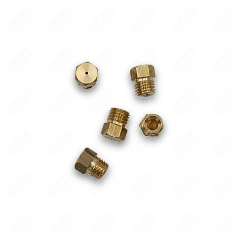 SET OF NOZZLES, GAS NOZZLES BUTANE PROPANE UNIVERSAL DIAM. 6MM GAS / ELECTRIC OVENS - 00537505