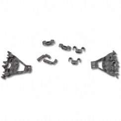 Mounting bearings for bottom rack