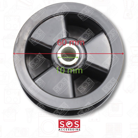 TENSIONER PULLEY 52X22X8 MM TUMBLE DRYER - 1250125034, 8581250125037