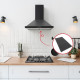 CARBON FILTER 28.5X53.2CM (SOLD INDIVIDUALLY) EXTRACTOR HOOD - 74X1411