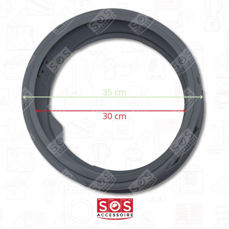 DOOR SEAL (SLEEVE) WITH RETURN FLOW MECHANISM WASHING MACHINES - MDS41955002, MDS64212801