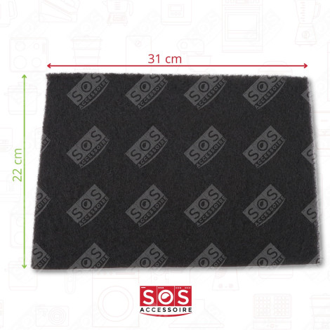 SET OF 3 CARBON FILTERS (KIT AK204AE1) EXTRACTOR HOOD - 79X8361,AS0062457