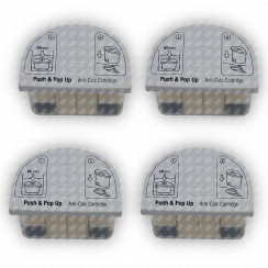 Set of four anti-scale cartridges