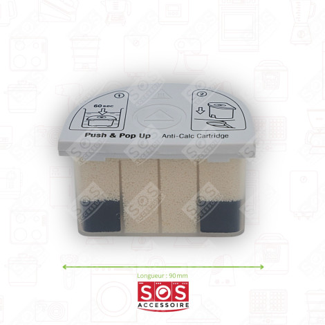 SET OF FOUR ANTI-SCALE CARTRIDGES STEAM IRONS / STEAM GENERATOR IRONS - 9178005731, 9178020181